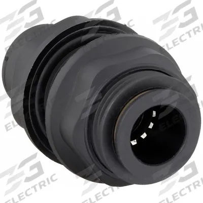 LEGRIS Push-Fit Union Fitting: 14 mm OD x 14 mm OD Size, Push-to-Connect x Push-to-Connect - Nylon & Nickel-Plated Brass Tube Fittings