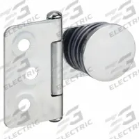 SUGATSUNE Glass Door Hinge: 1 1/4 in Wd, Chrome (MPN GH-34/0/CR-P). Key specifications — Mounting Style: Half Mortise; Brand: SUGATSUNE.