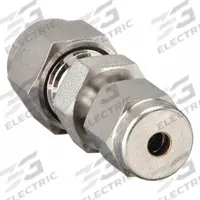 PARKER Compression Fitting Union: 1/4 in OD x 1/8 in OD Fitting Size, Compression x Compression (MPN 4RU2-316). Key specifications — Compatible Fitting Brands: Parker A-LOK; Brand: PARKER.
