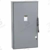 SQUARE D Safety Switch: Fusible, 400 A, Three Phase, 240V AC, Galvanized Steel, Indoor/Outdoor (MPN H325R). Key specifications — Brand: SQUARE D.