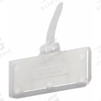 QUANTUM STORAGE SYSTEMS Label Holder: 3 in x 1 3/8 in, Clear, Adhered, 25 Label Holders, 25 PK (MPN PS-LH3CL). Key specifications — Color: Clear; Label Attachment Type: Adhered; Finish: Unfinished; Mounting Type: Hanging; Material: Plastic; Brand: QUANTUM STORAGE SYSTEMS.