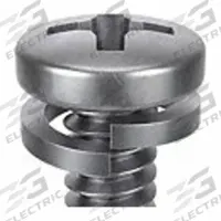 SEMS Screw: Split Lock, M4x0.70 Thread Size, 12 mm Lg, Stainless Steel, Passivated, Pan, 10 PK (MPN 1-MPL-4-12). Key specifications — Drive Size: #2.