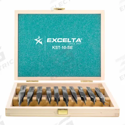 EXCELTA Tweezers Set: Stainless Steel, Point - Tweezer Sets