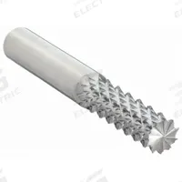 MICRO 100 Solid Router Bit: Diamond Cut, Burr End, 1/4" Cut Dia, 3/4" LOC (MPN RDB-70)