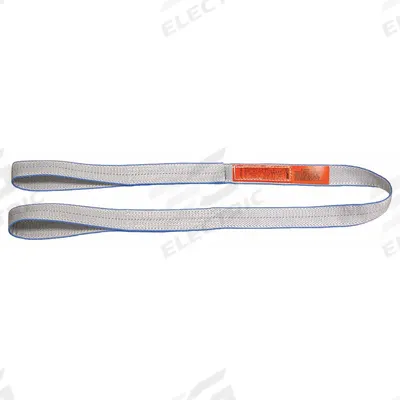 LIFT-ALL Web Sling: Type 3, Polyester, 5 ft Sling Lg, 12 in Eye Lg - Protected-Edge Polyester Flat-Eye Web Slings