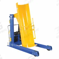 VESTIL Drum Dumper: Steel, Casters, 1,000 lb Wt Capacity, Fiber/Metal/Plastic, Hydraulic, 115V AC (MPN HDD-48-10-P). Key specifications — For Drum Capacity: 30 gal; Brand: VESTIL; Chute Material: Steel; Portability: Casters; Housing Material: Steel; For Drum Material: Metal; Operating Voltage @ Current: 115V AC; Electrical Connection: Power Cord.