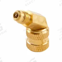 PRO-SET Adapter Fitting: 1 3/4 in Lg, 55° Angle, Input 5/16 in Female SAE Right-Hand (MPN AD87S). Key specifications — Product Type: Adapter Fitting; Brand: PRO-SET; Manufacturer Part Number: AD87S; Material: Brass.