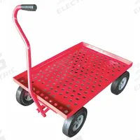 APPROVED VENDOR Wagon Truck: 1,000 lb Cap, 36 in L x 24 in W x 11 1/4 in H Deck, J-Shaped, Red (MPN 26Y489). Key specifications — Brand: APPROVED VENDOR; Color: Red.