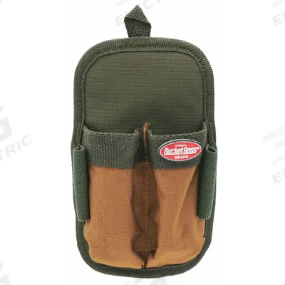 BUCKET BOSS Tool Sheath: For 2 in Belt Wd - Max, 2 Pockets - Polyester Tool Sheaths