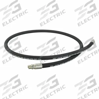 BVA HYDRAULICS Hydraulic Hose Assembly: 3/8 in ID, NPTF x NPTF, 10 ft Lg, Black - BVA Hydraulics Hydraulic Hose Assemblies