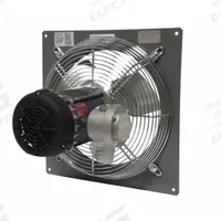Panel Mounted Hazardous Location Exhaust Fan: Direct Drive, 16 in Blade, 1/3 hp, 2,580 cfm, 1 ph (MPN P16-4). Key specifications — Frame Finish: Powder Coated; Assembled: Assembled; Brand: CANARM; Nameplate Voltage: 115/208-230V AC; Frame Material: Steel; Hazardous Location Class: Class I, Div 1, Group C and D; Class II, Div 1, Group F and G; Guard Type: Intake.