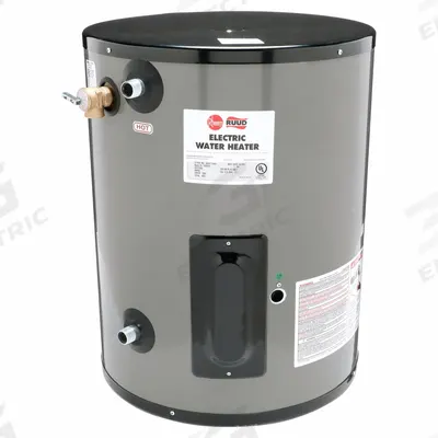 RHEEM-RUUD Point-of-Use Electric Water Heater: 208V, 19.9 gal, 3,000 W, Single Phase - Compact Commercial Electric Water Heaters