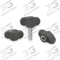 KIPP Hand Knob: Wing, Plastic w/ SS Thread, M8 Thread, 25 mm Thread Lg, 28 mm Dia (MPN K0274.0008X25). Key specifications — Brand: KIPP.