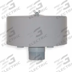 SOLBERG Filter Silencer: 2 1/2 in (M)NPT Inlet Size, 195 cfm, 7.5 in Overall Ht, 10 in Outside Dia (MPN FS-31P-250). Key specifications — attr60071: FS-31P-250; attr60074: SOLBERG.
