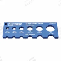 YELLOW JACKET Sizing Gauge: 6 in Lg (MPN 60297). Key specifications — Product Type: Sizing Gauge; Brand: YELLOW JACKET; Manufacturer Part Number: 60297; Features: Quick Access to Tube Size.