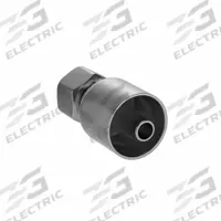 PARKER Hydraulic Crimp Fitting: Steel x Steel, Straight, -6 For Hose Dash Size, Female x Genderless (MPN 1C343-12-6). Key specifications — Fitting Gender: Female x Genderless; Fitting Connection Type: Metric x Crimp; Brand: PARKER; Thread Size: M18-1.5; For Hose Dash Size: -6.
