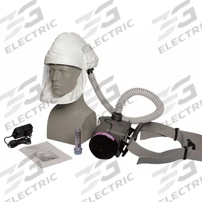 PAPR System: Sentinel XL, Hood, Belt-Mount, Universal, Integrated Elastic Strap - Sentinel XL Healthcare & Pharmaceutical PAPR Systems