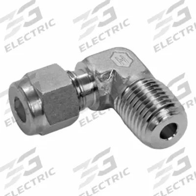 HAM-LET Compression Fitting Adapter: 3/4 in OD x 3/4 in Pipe Fitting Size - Double-Ferrule Stainless Steel Fittings
