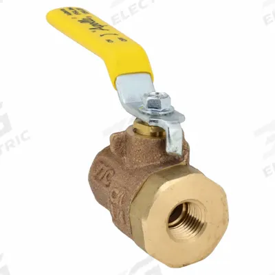 APOLLO Manual Two-Way Ball Valve: 1/4 in, Bronze, Straight, FNPT x FNPT - Bronze Ball Valves