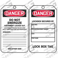 ACCUFORM Safety Tag: Danger, Danger Do Not Operate, RP-Plastic, Write-On Surface, English, Danger (MPN MDT169PTP)