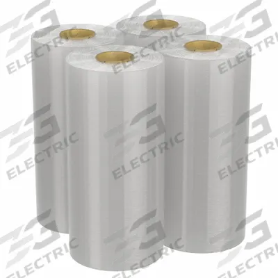 APPROVED VENDOR Stretch Wrap Film: 25 ga Gauge, 17 in Overall Wd, 1,476 ft Overall Lg, 2-Side - Pre-Stretched Wrap