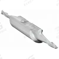 CLEVELAND Square End Mill: High Speed Steel, Double End, 2 Flute, 3/16" Mill Dia, 9/32" LOC (MPN C42099)