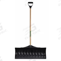 APPROVED VENDOR Snow Pusher: Polycarbonate, 11 in Blade Lg, 30 in Blade Wd, 42 in Handle Lg (MPN 1628600GR). Key specifications — Brand: APPROVED VENDOR; Handle Grip: D Grip.
