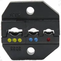 PALADIN Upper and Lower Crimping Die: For Use With EK50ML, Insulated Terminals/Lugs, CrimpALL® (MPN PA2035). Key specifications — attr511072: Insulated Terminals; attr473934: PALADIN; attr511065: CrimpALL®; attr511069: Red; attr542116: 6 to 4/2.5 to 1.5/0.34 to 0.75 mm2; attr511067: EK50ML.