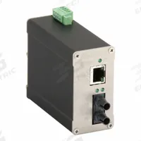 RED LION Media Converter: Unmanaged, DIN Rail, 1 Ports, RJ45, IP30 (MPN 102MC-ST). Key specifications — Port Type: RJ45; Manufacturer Part Number: 102MC-ST; Brand: RED LION; Features: LED Link/Activity Status Indication; IP Rating: IP30; Maximum Input Voltage: 30V DC; Mounting Location: DIN Rail; Network Interface: 100 Base-FX.