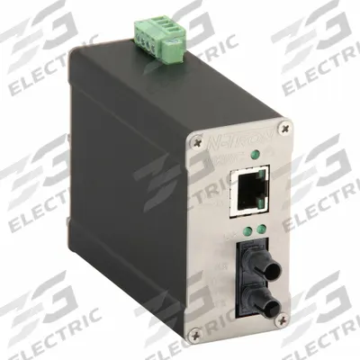 RED LION Media Converter: Unmanaged, DIN Rail, 1 Ports, RJ45 - Ethernet Converters