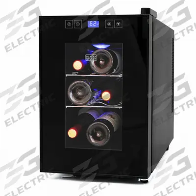 BLACK & DECKER Refrigerator: Black, 0.8 cu ft Total Capacity, 2 Shelves - Beverage Coolers