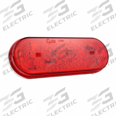 GROTE Strobe Light: Strobe, Red, 7/8 in Overall Wd, 2 1/4 in Overall Ht, LED - Vehicle Perimeter Flashing Warning Lights