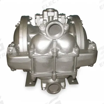 SANDPIPER Double Diaphragm Pump: Aluminum Body, 1 1/2 in, NPT Connection, 122 gpm - Aluminum Housing AODD Pumps
