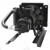 AKG Forced Air Oil Cooler: 3 hp Heat Removed, 1.5 cu in, 11.3 gpm Max. Flow, 208 to 230/460V AC (MPN AP11-P-F). Key specifications — attr98920: AKG; attr96097: 208 to 230/460V AC.