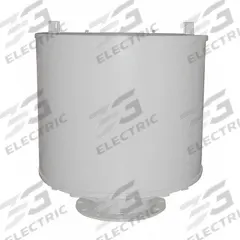 SOLBERG Filter Silencer: 12 in Flange Inlet Size, 4,700 cfm, 31.5 in Overall Ht, 28.5 in Outside Dia (MPN FS-485P-1200F). Key specifications — attr60071: FS-485P-1200F; attr60074: SOLBERG.