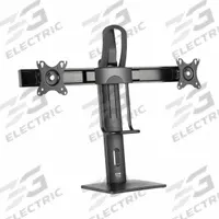 EATON TRIPP LITE Display Mount: Black, Steel, Stand Mount, 13 lb Wt Capacity (MPN DDVD1727AM). Key specifications — Features: Swivel, Tilt and Rotate the Dual Screens to Find the Most Comfortable Viewing Angles; Material: Steel; Brand: EATON TRIPP LITE; Mount Mechanism: Stand; Color: Black.