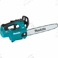 MAKITA Chainsaw Kit: 16 in Bar Lg, Top Handle, Auto Chain Oiler, 5.0 Ah Battery Capacity, 40 V (MPN GCU03Z). Key specifications — Brand: MAKITA.