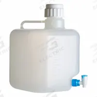 APPROVED VENDOR Carboy: 20 L, 5.28 gal, Polypropylene, 350 mm x 420 mm, Spigot, Colorless (MPN BNP20A). Key specifications — Autoclavable: Yes; Dispenser Location: Bottom; Features: Autoclavable at 121 °C; Body Color: Colorless; Brand: APPROVED VENDOR; Includes Closure: Yes; Screw Closure Size: 83 mm.