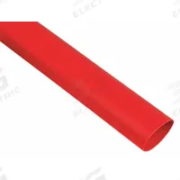 3M Heat Shrink Tubing: 1.1 in I.D. Before Shrinking, 0.37 in I.D. After Shrinking, 4 ft Lg, 20 PK (MPN HDT-1100-48A-RED). Key specifications — Color: Red; Brand: 3M.