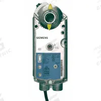 Actuator: Dampers, On/Off, Spring Return, 62 in-lb, 24V AC/DC, Hardwired Plenum Rated Cables (MPN GMA126.1P). Key specifications — Manufacturer Part Number: GMA126.1P; Shaft Type: Self-Centering Shaft Coupling; Shaft Rotation: CW/CCW; Stroke Degree: 90°; Plenum Rating: Plenum Rated; Power Rating: 3.5W; Input Voltage: 24V AC/DC; Brand: SIEMENS.