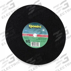 NORTON Abrasive Cut-Off Wheel: Type 1, 10" x 3/32" x 5/8", Aluminum Oxide, 24 Grit, Gemini Long Life (MPN 66253106102). Key specifications — Brand: NORTON; Series: Gemini Long Life.