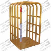 AME Tire Inflation Cage: Tire Inflation Cage, 5-Bar Cage, 183 lb Wt, 68 in Overall Ht, 41 in Base Lg (MPN 24455). Key specifications — Compatible Tire Type: Super Single Tires; Brand: AME.