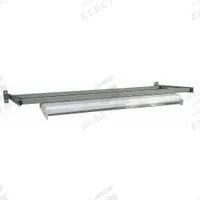 PRO-LINE Overhead Light/Frame: 60 in Overall Wd, 26 in Overall Dp, Steel (MPN IWBOLF60). Key specifications — Frame Color: Gray; Product Type: Overhead Task Light.