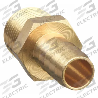 APPROVED VENDOR Barbed Hose Fitting: For 3/4 in Hose I.D., Hose Barb x NPT, Male x Male - Brass Multipurpose (Air, Water, Chemical) Rigid Barbed Hose Fittings
