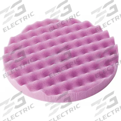 3M Finishing Pad: Pad, Hook-and-Loop, Foam, 8 in Outside Dia, Purple, 2,000 RPM Max Speed - Vehicle Finishing Pads