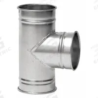 8"dia 16"L 90° SS Tee Branch: Stainless Steel, For 8 in Duct Dia, 16 in Overall Lg, 90° Angle (MPN 8040304985). Key specifications — Brand: NORDFAB.