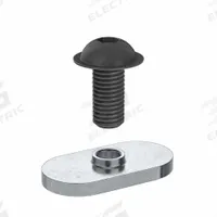 Bolt Assembly: M6 Size, 18 mm Thread Lg, Flat Head Socket Cap, For 8.2 mm Slot Wd, 40 Series, 6 PK (MPN 75-3628-6). Key specifications — Fastener Type: T-Nut; Fastener Head Type: Flat Head Socket Cap; Material: Steel; Finish: Zinc-Plated; T-Slot Fastener Type: Bolt Assembly; Threaded Hole Location: Single Center; Compatible Series: 80/20 40 Series; System of Measurement: Metric.