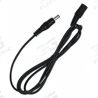JESCO DC Extension Cable: 1/8 in Wd, 48 in Lg, 1/8 in Ht (MPN DL-PS-EXT48). Key specifications — Product Type: DC Extension Cable; Brand: JESCO; For Use With: DL-PS-WP24/24.
