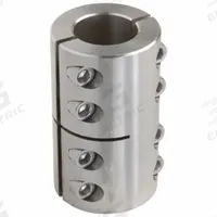 CLIMAX METAL PRODUCTS Rigid Shaft Coupling: 1/4 in Bore Dia 1, 1/4 in Bore Dia 2, Round, Two-Piece (MPN 2ISCC-025-025-S). Key specifications — attr870032: Round; attr870041: No; attr870034: CLIMAX METAL PRODUCTS; attr870070: Inch; attr925532: Same Bore Dimensions.