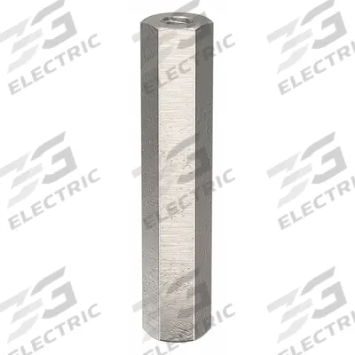APPROVED VENDOR Standoff: Inch, Female x Female, Hex, Aluminum, Plain, 2 in Overall Lg - Aluminum Female x Female Standoffs